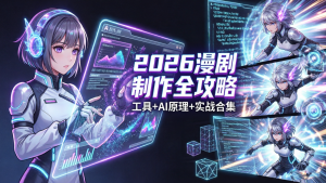2026 年自媒体实战：爆款漫剧制作教程与 AI 工具合集（从新人到大师全流程）